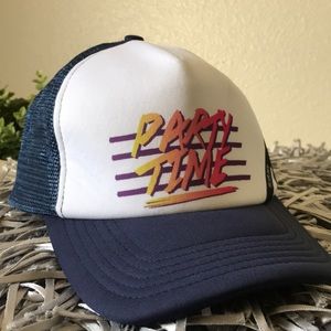 Sublimated “Party Time” Trucker SnapBack Cap
